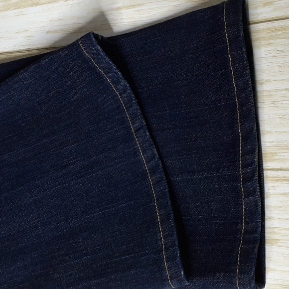 🇺🇸 Blue Cult Bootcut Blue Jeans No Pockets Snap Closure Size 28 - Picture 11 of 16